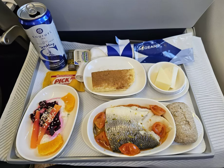 Mâncare în clasa business