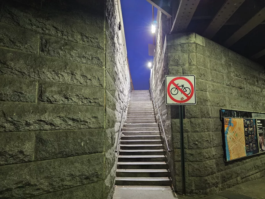 Scările podului Brooklyn