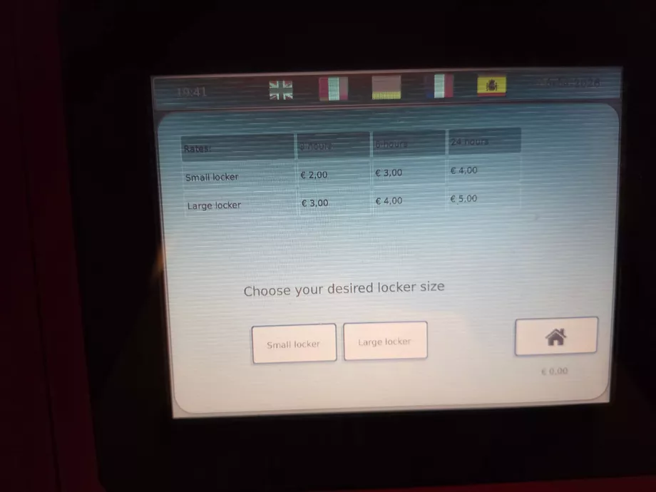 Dulapuri pentru bagaje, listă de prețuri