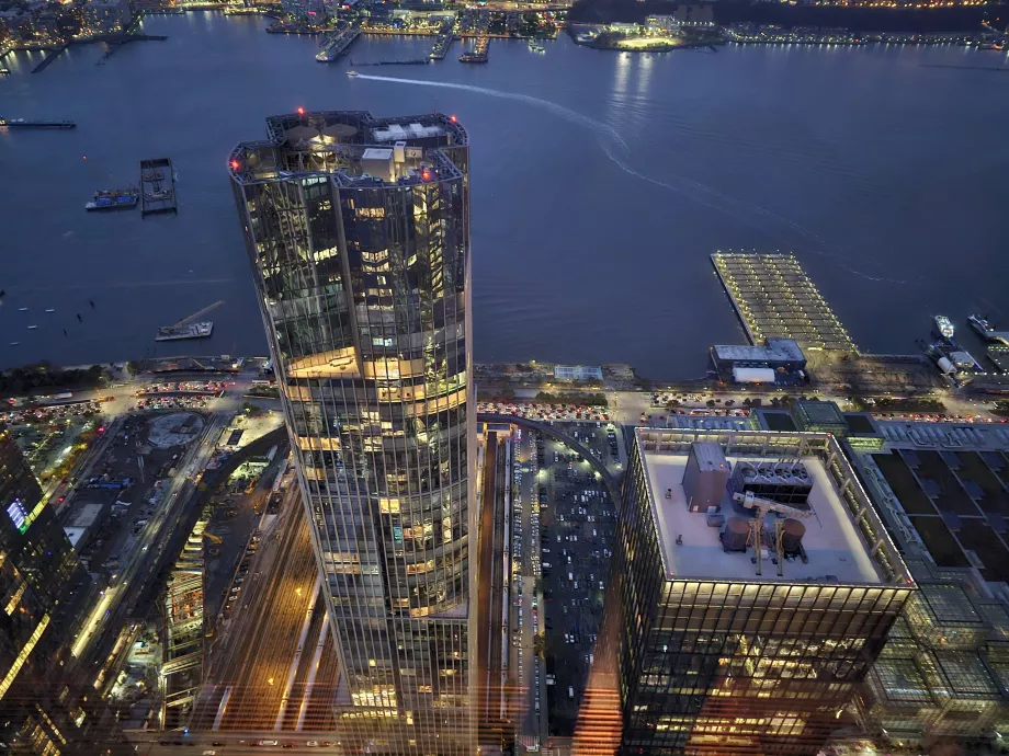 Vedere de la observatorul interior "The Edge"