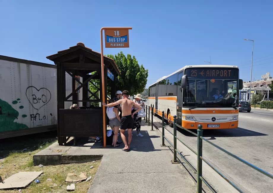 Autobuz în Faliraki