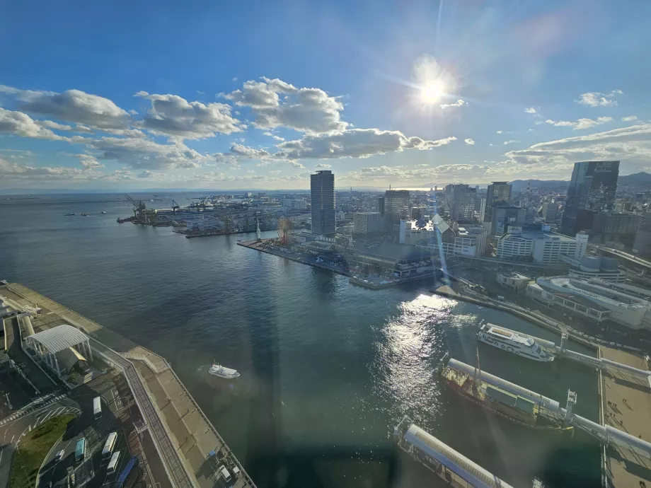 Vedere din turnul portului Kobe