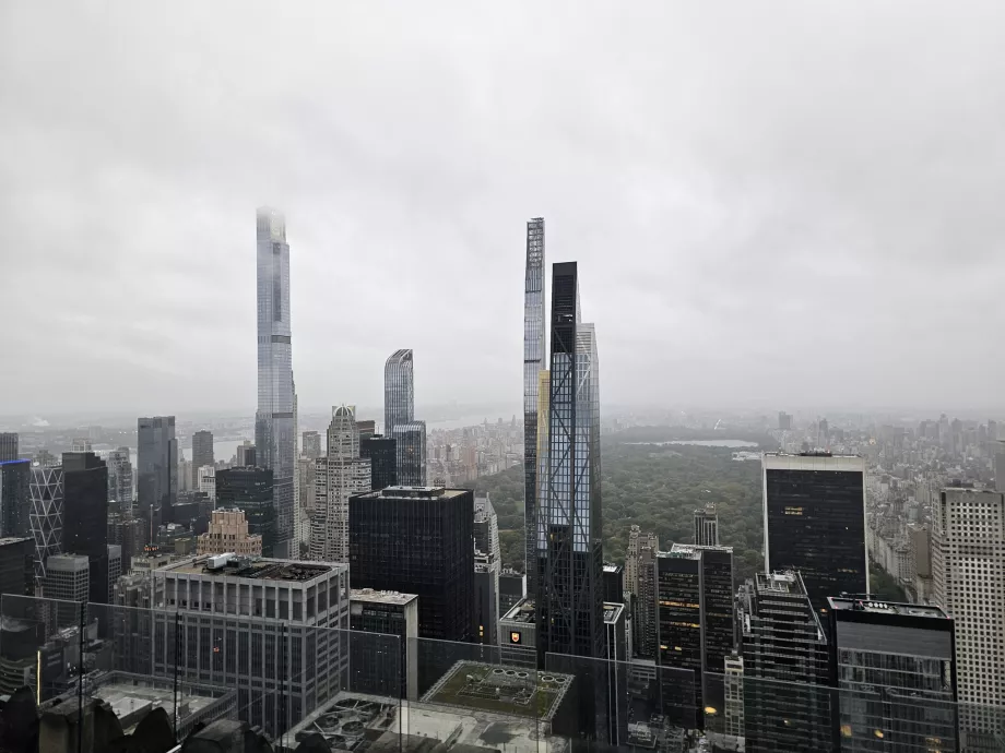 Rockefeller Center - vedere spre Central Park