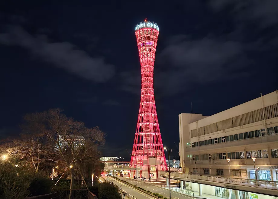 Noapte Kobe Port Tower