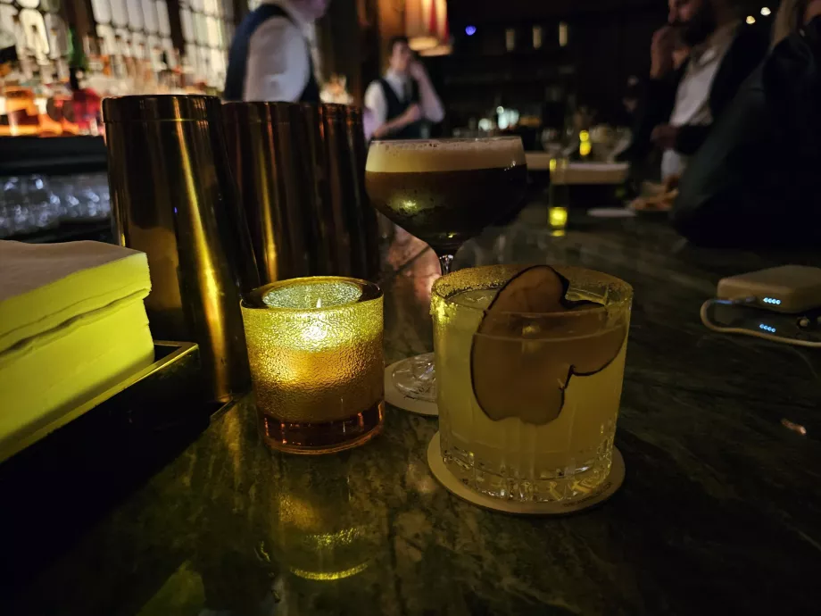 Campbell Bar, cocktailuri