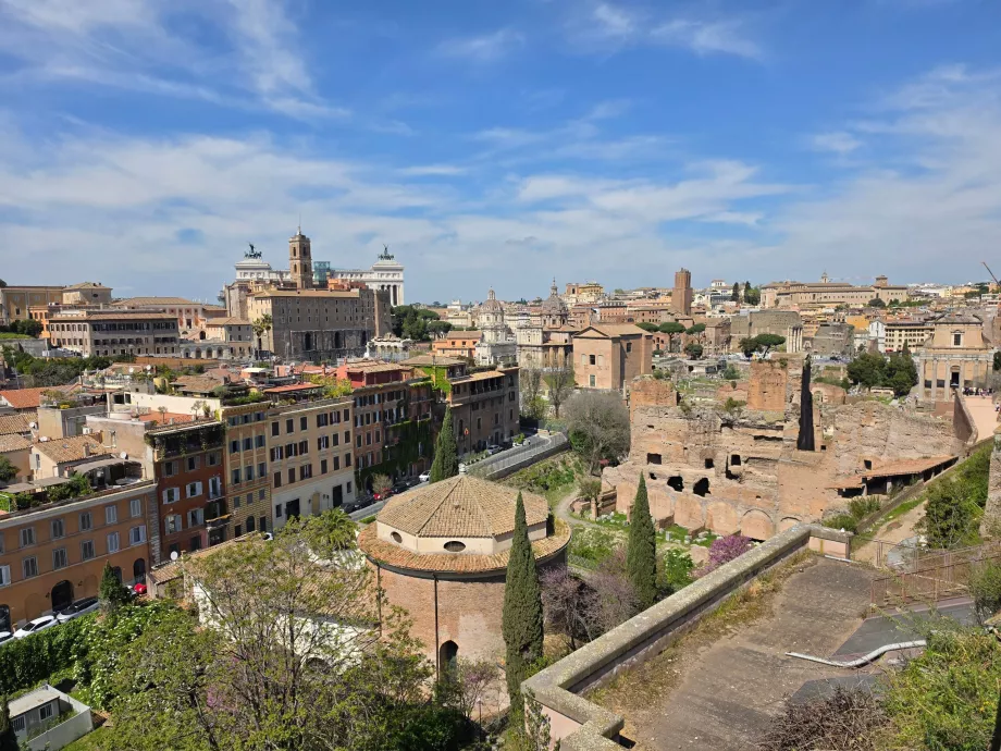 Forum Romanum văzut de pe Palatine