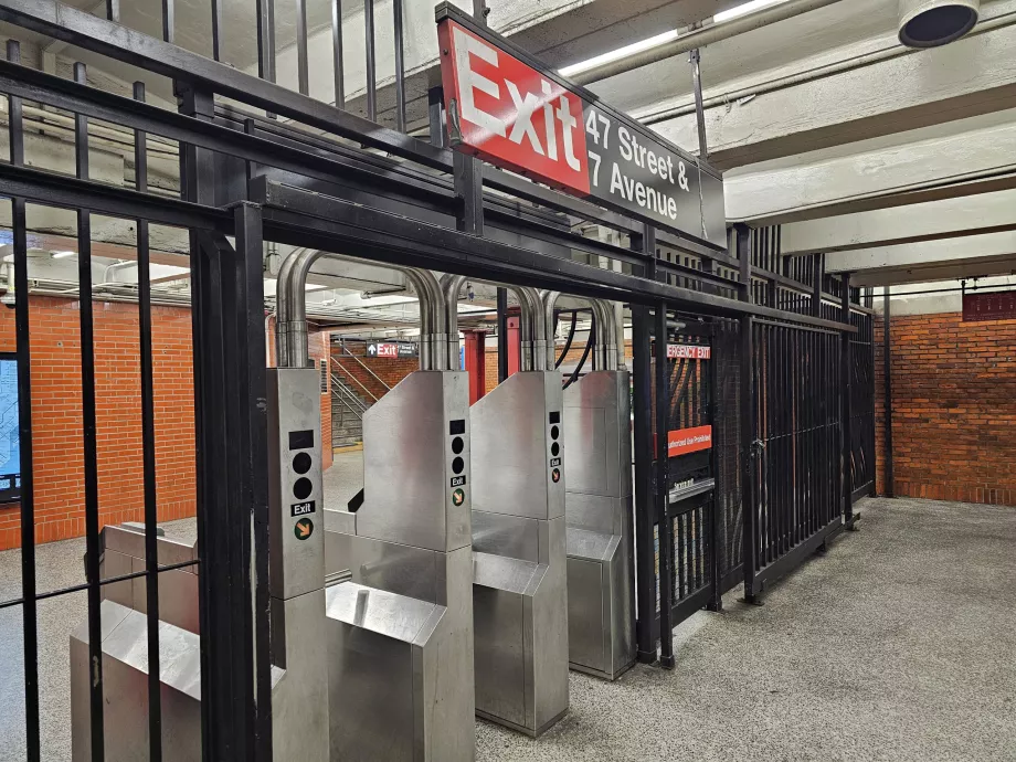 Ieșire din stația de metrou