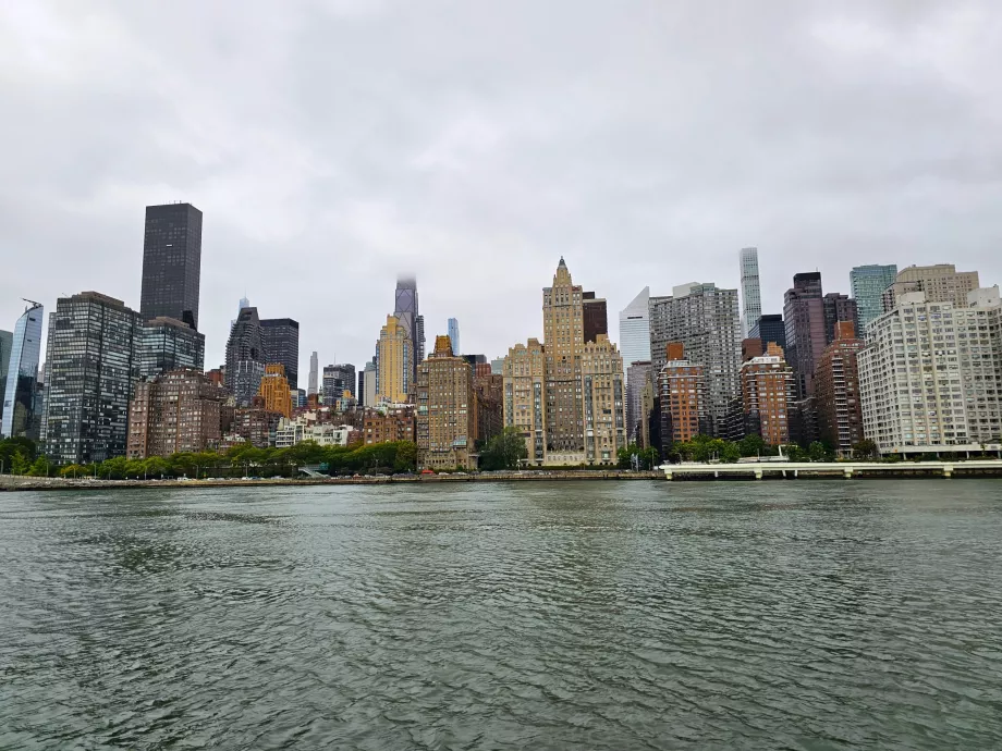 Vedere de pe insula Roosvelt