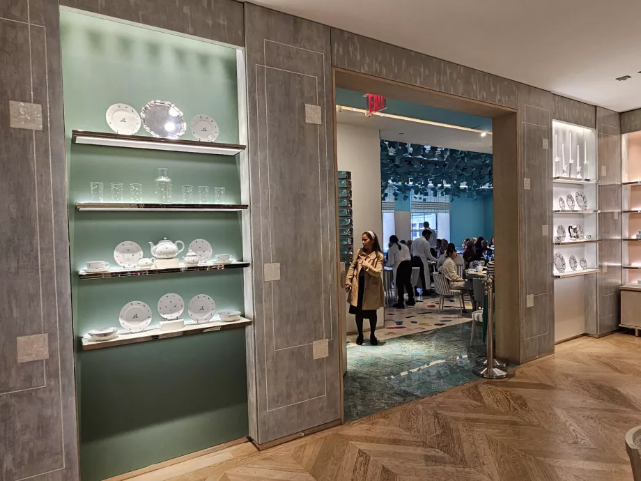 Tiffany &amp; Co., intrarea la cafeneaua Blue Box