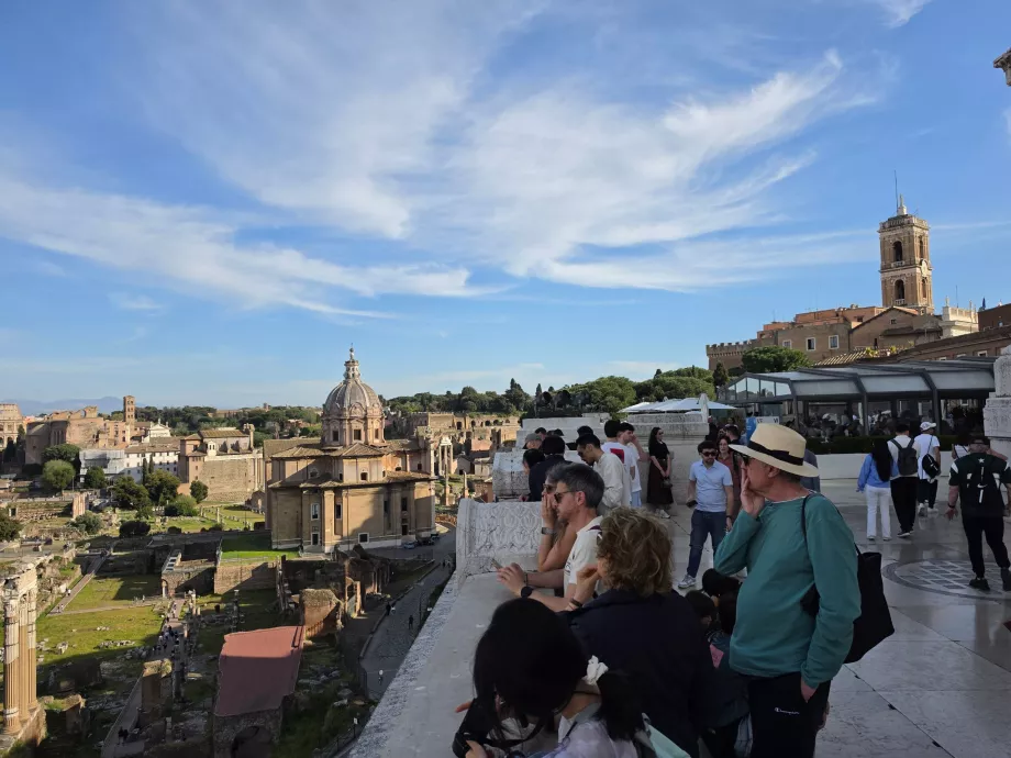 Altare della Patria, parte gratuită