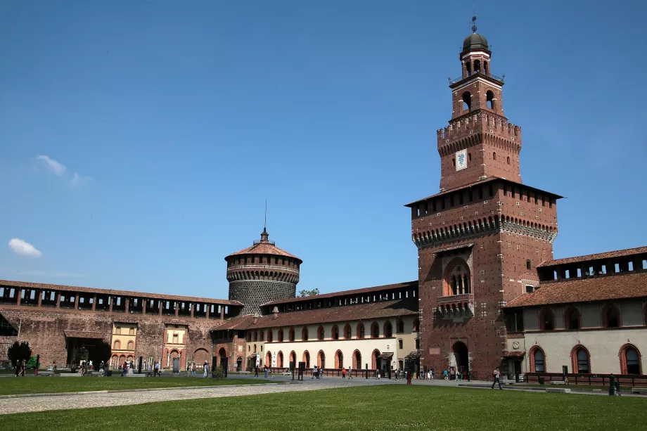 Curtea de la Castello Sforzesco