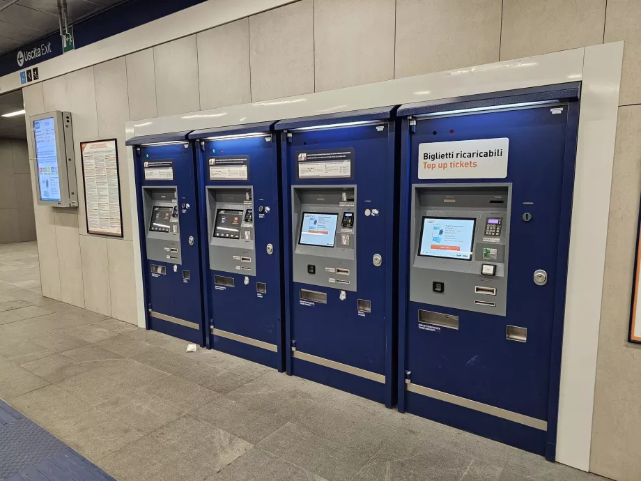 Automate de bilete în metrou