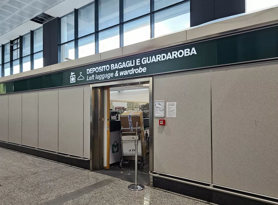 Depozitarea bagajelor, Terminalul 1