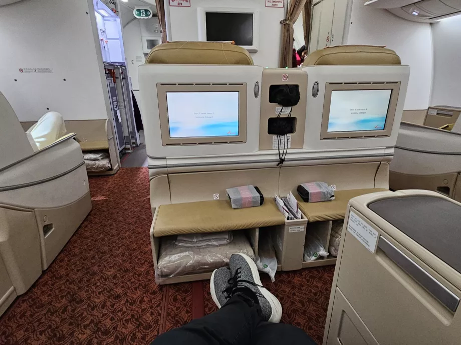 Spațiu pentru picioare, Boeing 787, scaun 2D