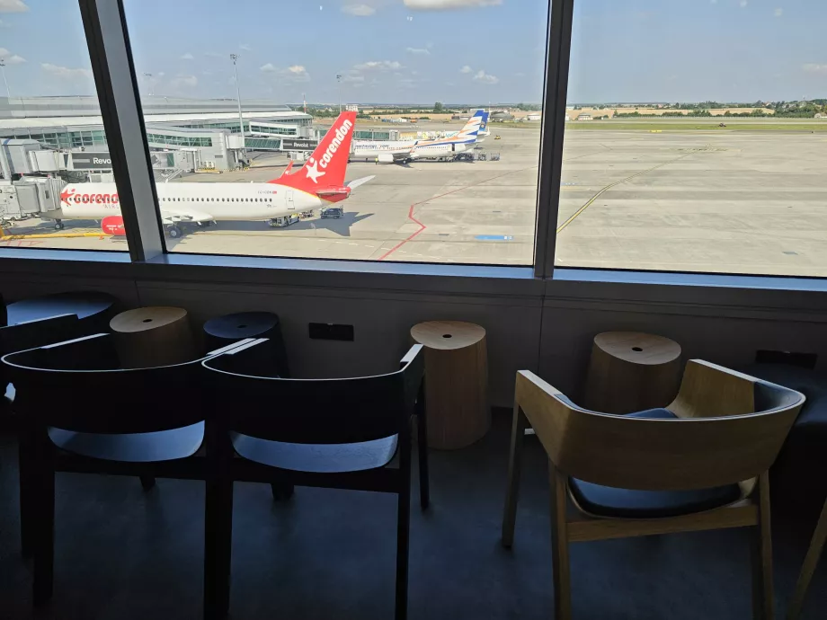 Vedere a aeronavei din salon