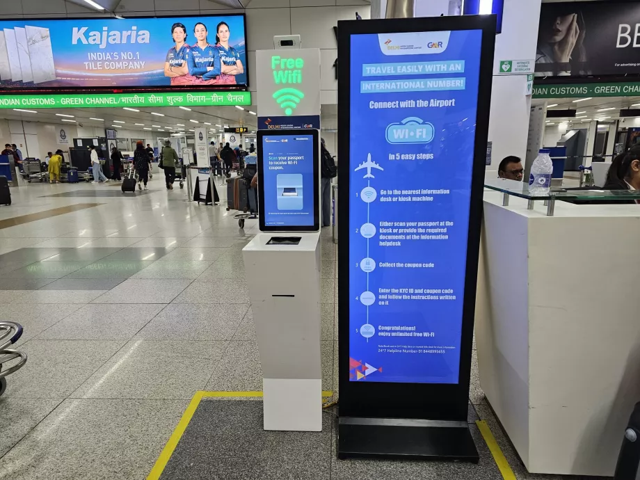 Chioșc pentru parola wi-fi