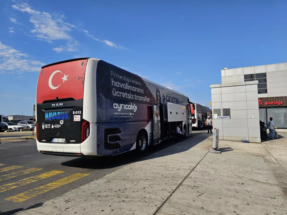 Havabus oprește în direcția centrului