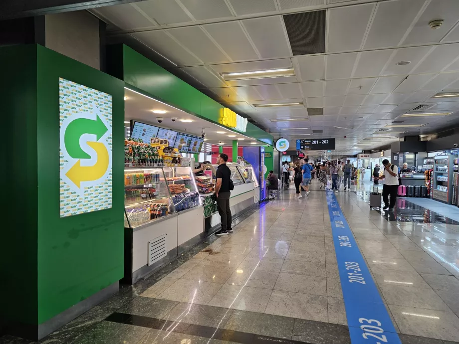 Fast food Subway în zona de tranzit
