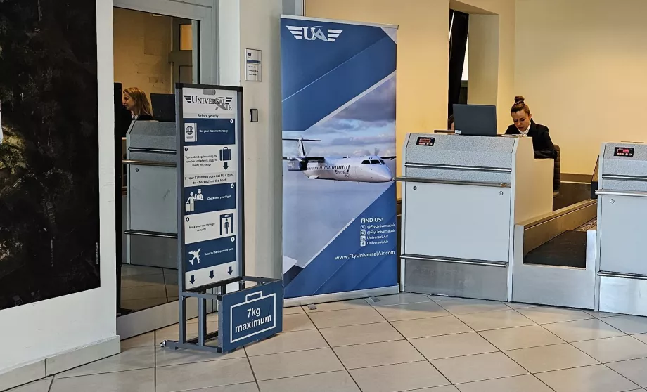 Șablon pentru măsurarea bagajelor de mână