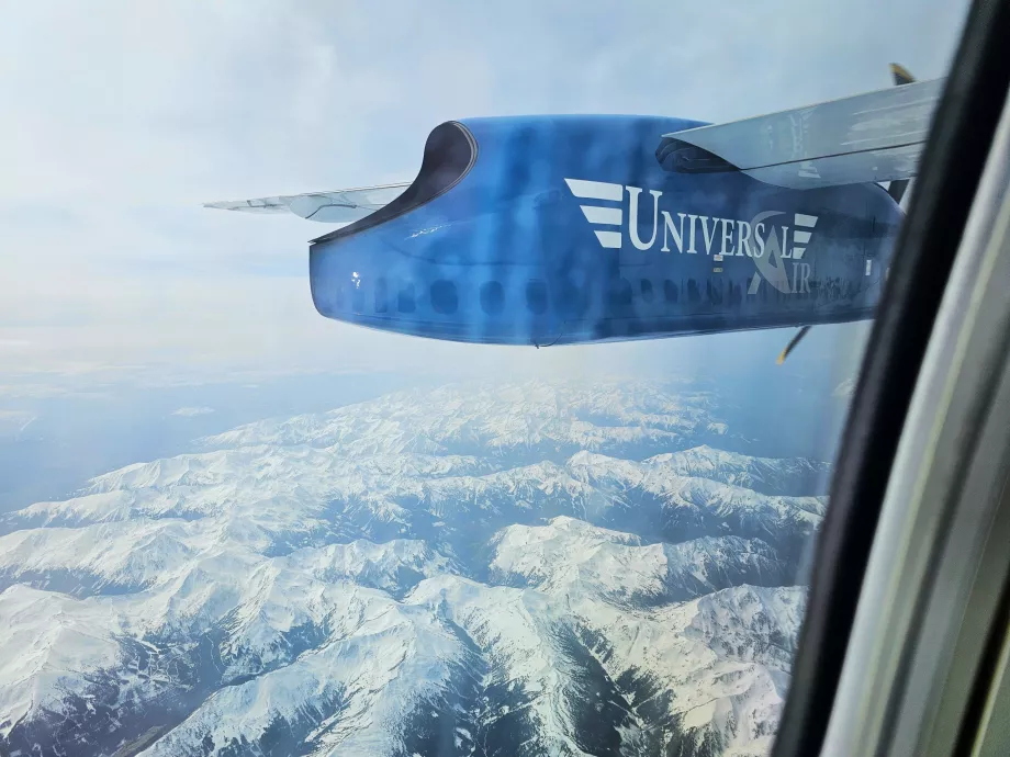 Universal Air pe zborul Pécs - München