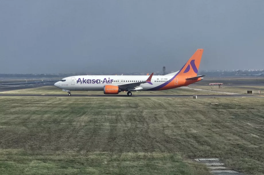 Akasa Air, Boeing 737, Aeroportul Delhi