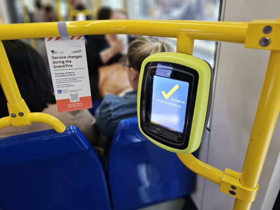 Validator în tramvai