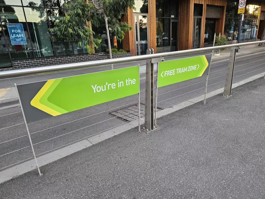 Zona de tramvai gratuit