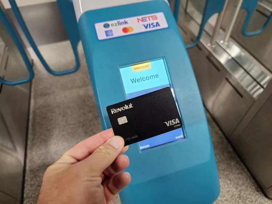 Plata cu cardul în metrou