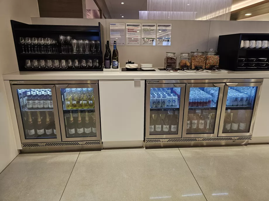 ANZ Lounge, băuturi alcoolice